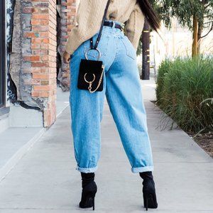Fashion Nova Daydreaming High Rise Mom Jeans - Med